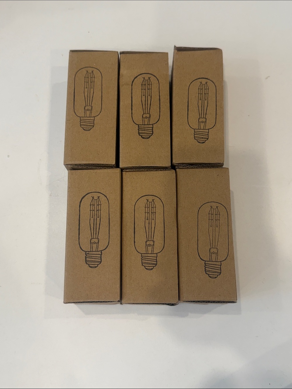 Amazon Brown Kraft Lantern Bulb Pack - 6 Count